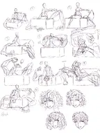 artist:Plasmid character:Mimic_(Monster_Girl_Dreams) multiple_expressions multiple_views series:Monster_Girl_Dreams Solo type:Concept_Art type:Sketch // 1500x2000 // 645KB