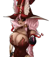 artist:kellein character:Venefica_(Monster_Girl_Dreams) series:Monster_Girl_Dreams Solo type:Shaded // 466x540 // 234KB