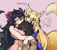 artist:kellein character:Kellein_(kellein) character:Kotone_(Monster_Girl_Dreams) character:Sofia_(Monster_Girl_Dreams) Group self-insert series:Monster_Girl_Dreams type:Shaded // 370x320 // 149KB