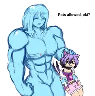 artist:kellein character:Blue_Slime_(Monster_Girl_Dreams) character:Iaru_(Monster_Boy_Dreams) Group series:Monster_Girl_Dreams type:Shaded // 385x390 // 105KB