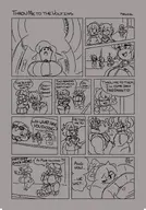 artist:Melliel character:Brandy_(Melliel) character:Lazuli_(Melliel) character:Rosetta_(Melliel) character:Voltlin_(Monster_Girl_Dreams) Group oc series:Monster_Girl_Dreams type:Comic type:Lineart // 1050x1510 // 743KB