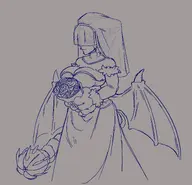 artist:Melliel character:Manticore_(Monster_Girl_Dreams) meta:variant_set series:Monster_Girl_Dreams Solo type:Lineart // 1588x1528 // 335KB