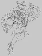 artist:Pantalons character:Ushris_(Monster_Girl_Dreams) series:Monster_Girl_Dreams Solo type:Sketch // 2682x3558 // 1.3MB