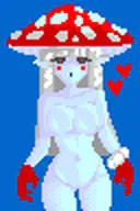 artist:Kaa character:Matango_(Monster_Girl_Dreams) series:Monster_Girl_Dreams Solo type:Pixel_Art // 64x96 // 2.8KB