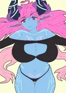 artist:jaeryx character:Galvi_(Monster_Girl_Dreams) series:Monster_Girl_Dreams Solo type:Flat_Colors // 1500x2100 // 426KB