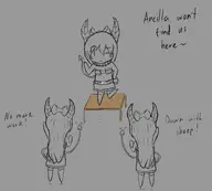 artist:Jaxoff character:Imp_(Monster_Girl_Dreams) Group series:Monster_Girl_Dreams type:chibi type:Lineart // 1921x1735 // 546KB