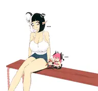 artist:jaeryx character:Imp_(Monster_Girl_Dreams) character:Kismet_(Jaeryx) Group oc series:Monster_Girl_Dreams type:chibi type:Shaded // 4506x4182 // 1.2MB