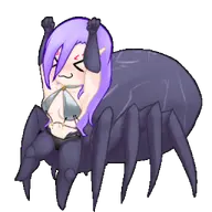 artist:kellein character:Camilla_(Monster_Girl_Dreams) meta:animated series:Monster_Girl_Dreams Solo type:chibi type:Meme type:Shaded // 640x640 // 447KB
