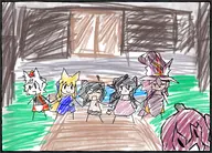 artist:kellein character:Feng_(Monster_Girl_Dreams) character:Kellein_(kellein) character:Kotone_(Monster_Girl_Dreams) character:Perpetua_(Monster_Girl_Dreams) character:Sofia_(Monster_Girl_Dreams) character:Venefica_(Monster_Girl_Dreams) Group self-insert series:Monster_Girl_Dreams type:chibi type:Sketch // 768x552 // 848KB