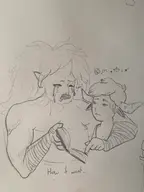 artist:fish0086 character:Himika_(Monster_Girl_Dreams) character:Minoni_(Monster_Girl_Dreams) Group series:Monster_Girl_Dreams type:Sketch // 3024x4032 // 14MB