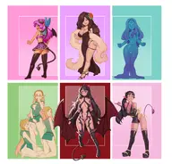 artist:Spinsi character:Blue_Slime_(Monster_Girl_Dreams) character:Elf_(Monster_Girl_Dreams) character:Imp_(Monster_Girl_Dreams) character:Kunoichi_Trainee_(Monster_Girl_Dreams) character:Sofia_(Monster_Girl_Dreams) character:Vivian_(Monster_Girl_Dreams) Group series:Monster_Girl_Dreams type:Shaded // 3400x3254 // 5.5MB