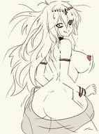 artist:jaeryx character:Nara_(Monster_Girl_Dreams) series:Monster_Girl_Dreams Solo type:Lineart // 2964x4000 // 3.2MB