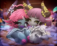 artist:Vrabo character:Galvi_(Monster_Girl_Dreams) character:Voltlin_(Monster_Girl_Dreams) Group meta:variant_set series:Monster_Girl_Dreams type:Shaded // 3850x3150 // 4.5MB