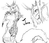 artist:pio_blops character:Jora_(Monster_Girl_Dreams) commission:Zozo series:Monster_Girl_Dreams Solo type:Sketch // 4005x3541 // 3.4MB