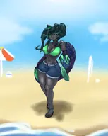 artist:kellein character:Ushris_(Monster_Girl_Dreams) series:Monster_Girl_Dreams Solo type:Shaded // 620x780 // 614KB