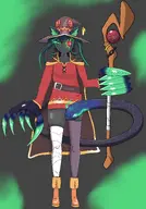 artist:Gatharan character:Megumin_(KonoSuba) character:Ushris_(Monster_Girl_Dreams) cosplay series:KonoSuba series:Monster_Girl_Dreams Solo type:Shaded // 2100x3000 // 2.2MB