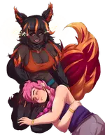 artist:Iris_Fields character:Ceris_(Monster_Girl_Dreams) character:Unknown commission:NaughtyCows Group oc series:Monster_Girl_Dreams type:Shaded // 943x1205 // 1.1MB