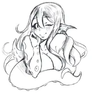 artist:Dreamies character:Lumiren_(Monster_Girl_Dreams) commission:Bronzeswagger series:Monster_Girl_Dreams Solo type:Sketch // 809x835 // 338KB