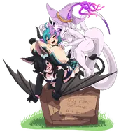 artist:Danimarion character:Amy_(Monster_Girl_Dreams) character:Tabitha_(Monster_Girl_Dreams) character:Vili_(Monster_Girl_Dreams) commission:Tok Group series:Monster_Girl_Dreams type:Shaded // 1023x1158 // 668KB