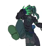 artist:AlpDechu character:Ushris_(Monster_Girl_Dreams) series:Monster_Girl_Dreams Solo type:Flat_Colors // 1841x2000 // 805KB