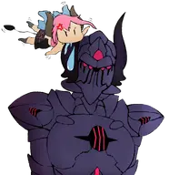 artist:jaeryx character:Black_Knight_(Monster_Girl_Dreams) character:Imp_(Monster_Girl_Dreams) Group series:Monster_Girl_Dreams type:chibi type:Shaded // 2944x3039 // 3.8MB