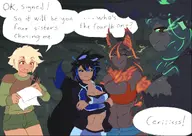 artist:Danimarion character:Beris_(Monster_Girl_Dreams) character:Ceris_(Monster_Girl_Dreams) character:Dani_(Danimarion) character:Ushris_(Monster_Girl_Dreams) Group self-insert series:Monster_Girl_Dreams type:Comic type:Shaded // 1240x877 // 683KB