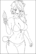 artist:jaeryx character:Jennifer_(Monster_Girl_Dreams) series:Monster_Girl_Dreams Solo type:Lineart // 890x1323 // 310KB