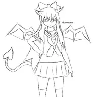 artist:zerrodesu character:Imp_(Monster_Girl_Dreams) series:Monster_Girl_Dreams Solo type:Sketch // 1280x1280 // 282KB