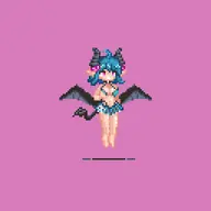 artist:NostalgiaZoned character:Vili_(Monster_Girl_Dreams) meta:animated series:Monster_Girl_Dreams Solo type:Pixel_Art // 384x384 // 101KB