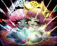 artist:Vrabo character:Galvi_(Monster_Girl_Dreams) character:Voltlin_(Monster_Girl_Dreams) Group meta:variant_set series:Monster_Girl_Dreams type:Shaded // 3850x3150 // 3.1MB