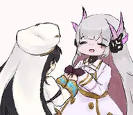 artist:kellein character:Lillian_(Monster_Girl_Dreams) character:Liv_(Punishing:_Gray_Raven) Group series:Monster_Girl_Dreams series:Punishing:_Gray_Raven type:Shaded // 370x320 // 142KB