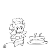 artist:kellein character:Imp_(Monster_Girl_Dreams) series:Monster_Girl_Dreams Solo type:chibi type:Sketch // 370x320 // 24KB