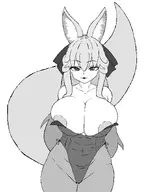 artist:jaeryx character:Kotone_(Monster_Girl_Dreams) series:Monster_Girl_Dreams Solo type:Lineart // 1224x1432 // 91KB