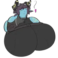 artist:MannyArtz character:Voltlin_(Monster_Girl_Dreams) series:Monster_Girl_Dreams Solo type:Flat_Colors // 2000x2000 // 460KB