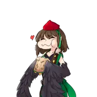 artist:kellein character:Tengu_Harpy_(Monster_Girl_Dreams) series:Monster_Girl_Dreams Solo type:chibi type:Shaded // 485x485 // 132KB