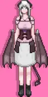 artist:dioretshan character:Trisha_(Monster_Girl_Dreams) series:Monster_Girl_Dreams Solo type:Pixel_Art // 464x936 // 17KB