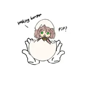 artist:kellein character:Harpy_(Monster_Girl_Dreams) series:Monster_Girl_Dreams Solo type:chibi type:Flat_Colors // 350x350 // 24KB