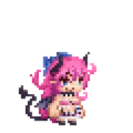 artist:kellein character:Imp_(Monster_Girl_Dreams) meta:variant_set series:Monster_Girl_Dreams Solo type:Pixel_Art // 360x360 // 6.7KB