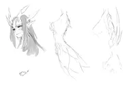 artist:Jiffic character:Jora_(Monster_Girl_Dreams) multiple_views series:Monster_Girl_Dreams Solo type:Concept_Art type:Sketch // 1481x990 // 125KB