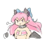 artist:kellein character:Imp_(Monster_Girl_Dreams) series:Monster_Girl_Dreams Solo type:Shaded type:Sketch // 370x320 // 81KB