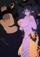 artist:Danimarion character:Iabel_(Monster_Girl_Dreams) character:MC_(Monster_Girl_Dreams) commission:StairCat Group series:Monster_Girl_Dreams type:Shaded // 826x1168 // 559KB