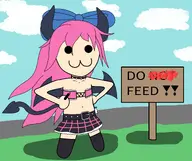 artist:Gatharan character:Imp_(Monster_Girl_Dreams) series:Monster_Girl_Dreams Solo type:chibi type:Flat_Colors type:Meme // 2500x2100 // 1.1MB