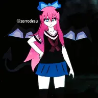 artist:zerrodesu character:Imp_(Monster_Girl_Dreams) series:Monster_Girl_Dreams Solo type:Flat_Colors // 1080x1080 // 1.1MB