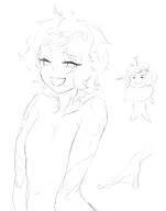 artist:Jiffic character:gren_(Monster_Girl_Dreams) series:Monster_Girl_Dreams Solo type:chibi type:Concept_Art type:Sketch // 1190x1518 // 104KB