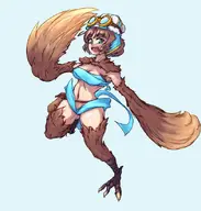 artist:kellein character:Harpy_(Monster_Girl_Dreams) meta:variant_set series:Monster_Girl_Dreams Solo type:Shaded // 600x631 // 266KB