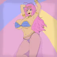 artist:Lhareva character:Nara_(Monster_Girl_Dreams) series:Monster_Girl_Dreams Solo type:Flat_Colors // 2100x2100 // 1.3MB