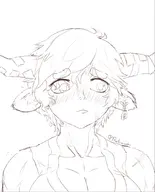 artist:mug_moth character:Minoni_(Monster_Girl_Dreams) series:Monster_Girl_Dreams Solo type:Sketch // 721x893 // 250KB