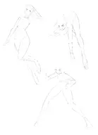 artist:Jiffic character:gren_(Monster_Girl_Dreams) multiple_views series:Monster_Girl_Dreams Solo type:Concept_Art type:Sketch // 1200x1660 // 71KB