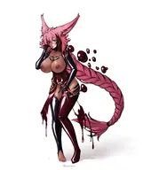 artist:tesomu character:Venefica_(Monster_Girl_Dreams) commission:ilija088 series:Monster_Girl_Dreams Solo transformation type:Shaded // 7560x9000 // 9.1MB