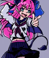 artist:jaeryx character:Imp_(Monster_Girl_Dreams) series:Monster_Girl_Dreams Solo type:Pixel_Art // 528x626 // 81KB